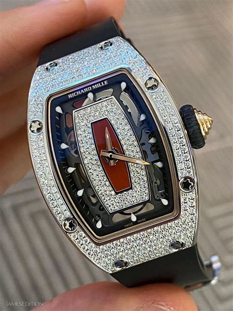 richard mille full diamond watch